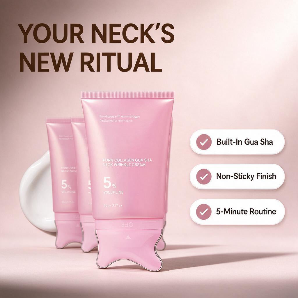 Sculpting Serum neck and jawline cream with built-in gua sha applicator
